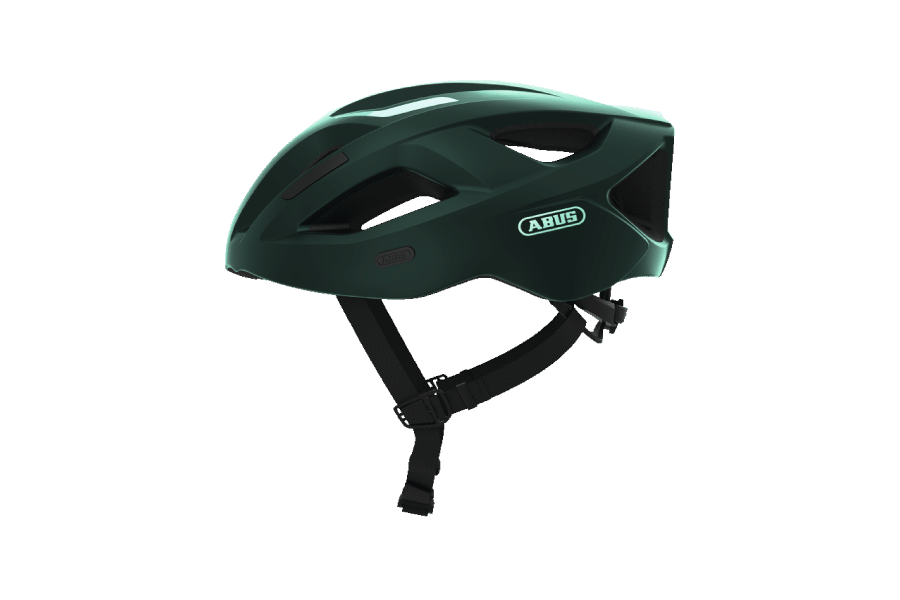 casque de vélo vert